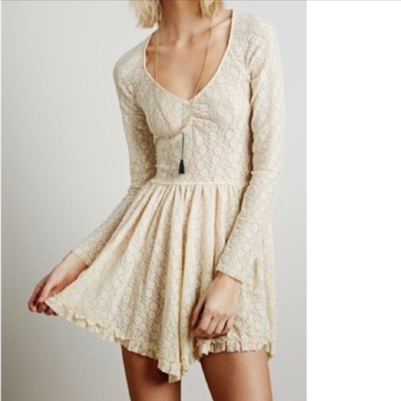 Free People Dresses & Skirts - Free People Intimately Lace Witchy Skater Dress